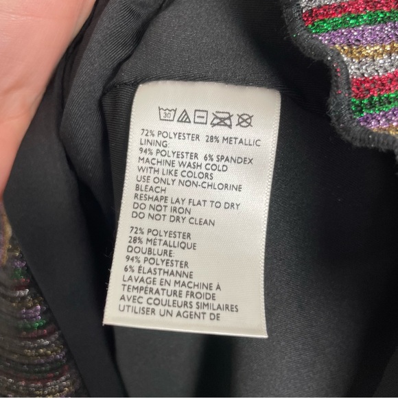 Kimchi Blue Melody Stripe Shimmer Mini Dress | Size Small - Picture 13 of 13